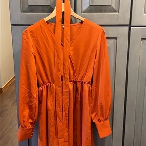 Floor length lights weight dress